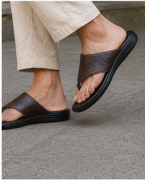 Men’s  Comfort Flip Flops – Premium Casual Slippers | Stylish   Toe Ring Sandals for Men – Lightweight & Trendy
