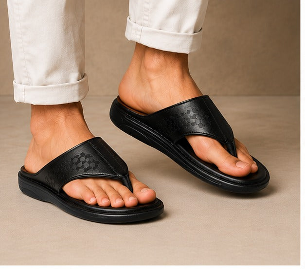 Men’s  Comfort Flip Flops – Premium Casual Slippers | Stylish   Toe Ring Sandals for Men – Lightweight & Trendy
