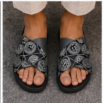Premium Men’s Double Strap Sliders – Stylish & Comfortable | Men’s Casual Double Strap Slides – Lightweight Daily Wear