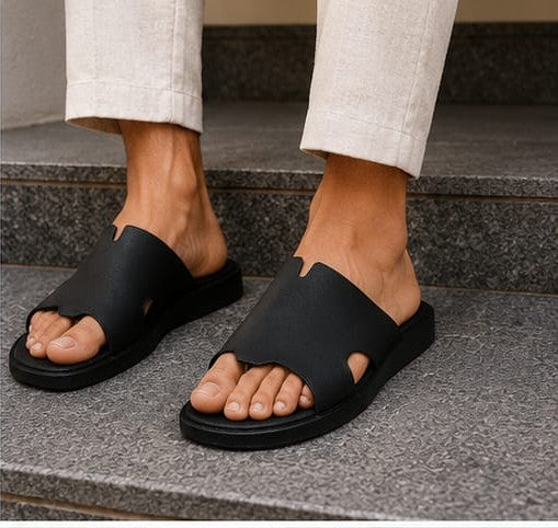 Minimalist Premium Comfort Slippers | Classic Modern Men’s Slip-On Sandals
