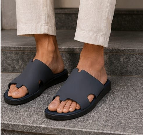 Minimalist Premium Comfort Slippers | Classic Modern Men’s Slip-On Sandals